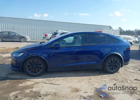 2024 Tesla Model X Long Range from USA, damaged, VIN 7SAXCBE57RF458853